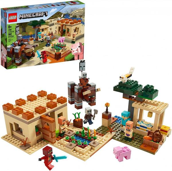 O Ataque de Illager Lego Minecraft - Lego 21160