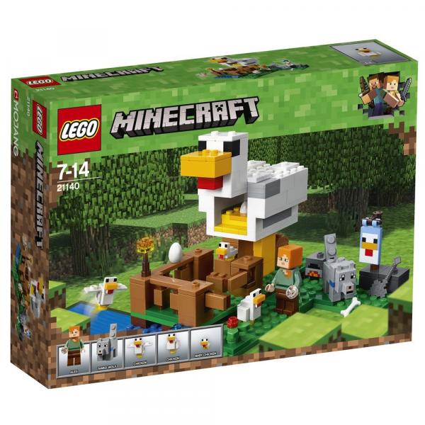 O Galinheiro Lego Minecraft 198 Peças - 21140