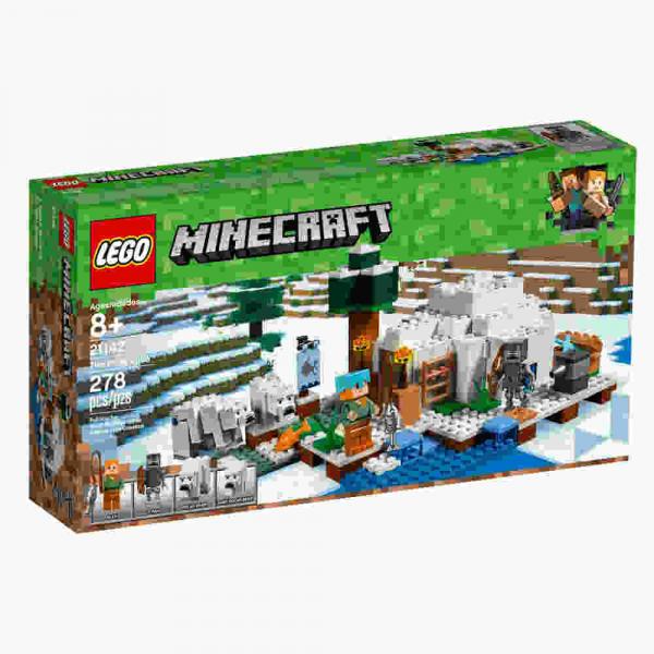 O Iglu Polar 278 Peças Minecraft Lego