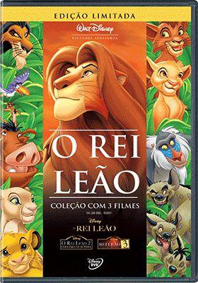 O Rei Leão Trilogia DVD - Disney