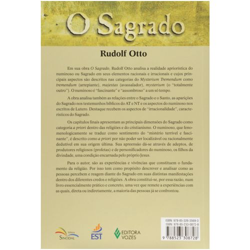 O Sagrado - Rudolf Otto