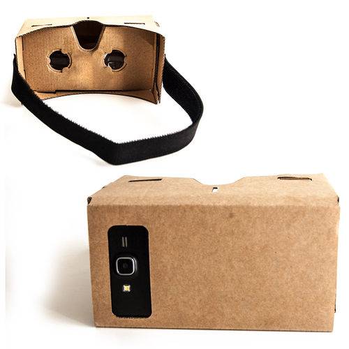 Óculos 3d Papelão Google Cardboard Realidade Virtual Vr