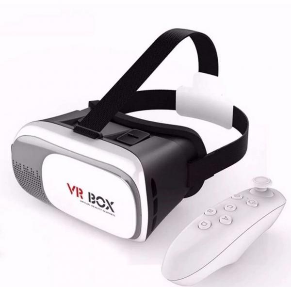 Óculos 3d Vr Virtual Box 2.0 Celular Smartphone + Controle - Bk Imports