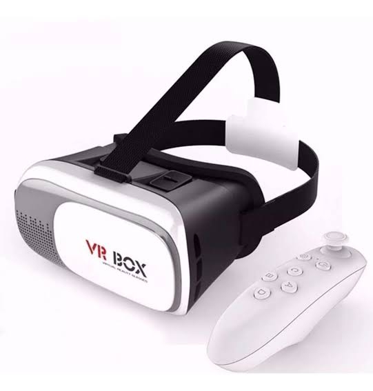 Óculos 3d Vr Virtual Box 2.0 Smartphone Celular + Controle - Vr Box