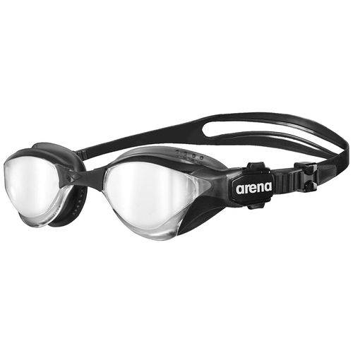Óculos de Natação Arena Cobra Tri Mirror / Preto-Cinza-Espelhado Prata