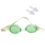 Óculos De Natação Infantil Verde Com Protetores de Ouvido