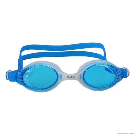 Óculos de Natação Dragon Branco e Azul - Nautika