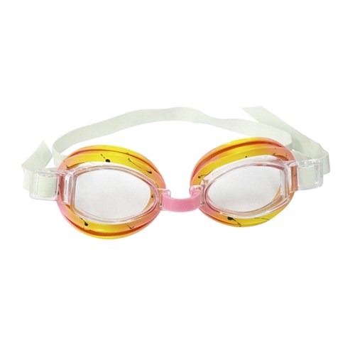 Óculos de Natação Infantil Split - Nautika - Rosa e Amarelo