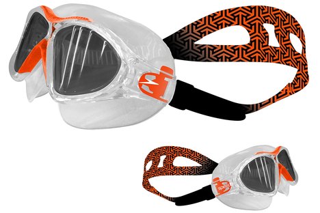 Óculos de Natação Omega Swim Mask Laranja - Speedo