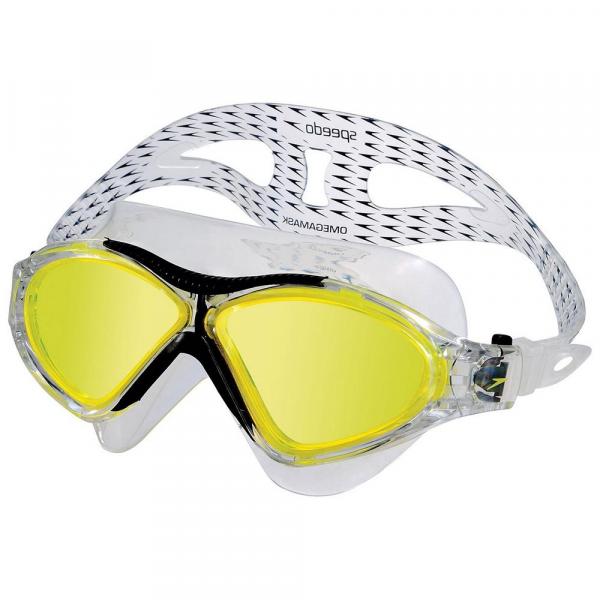 Óculos de Natação Omega Swim Mask Preto/Amarelo - Speedo