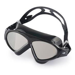 Óculos de Natação Orbit Preto/preto/espelho Mormaii