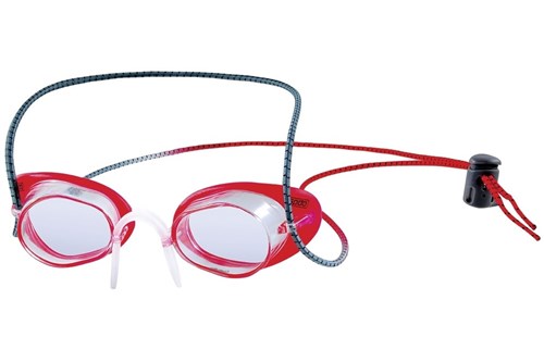 Óculos de Natação Speed Speedo Vermelho - Transparente