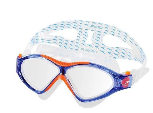Óculos de Natacão Speedo Omega - Azul/ Laranja