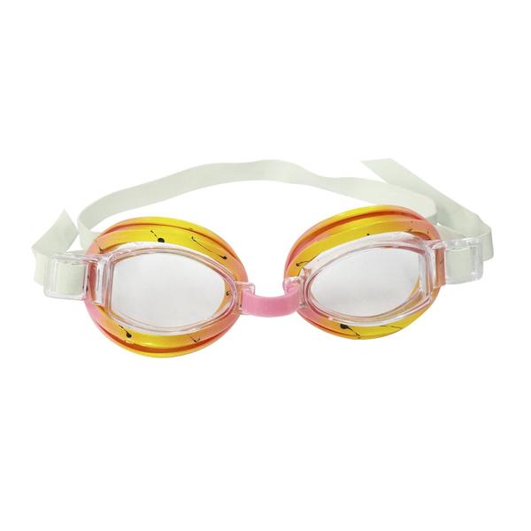 Óculos de Natação Split Infantil Rosa e Amarelo - Nautika 113100