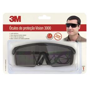 Óculos de Proteção Vision 3000 3M Cinza