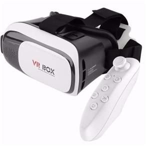 Oculos de Realidade Virtual 3d + Controle Bluetooth - Vr Box