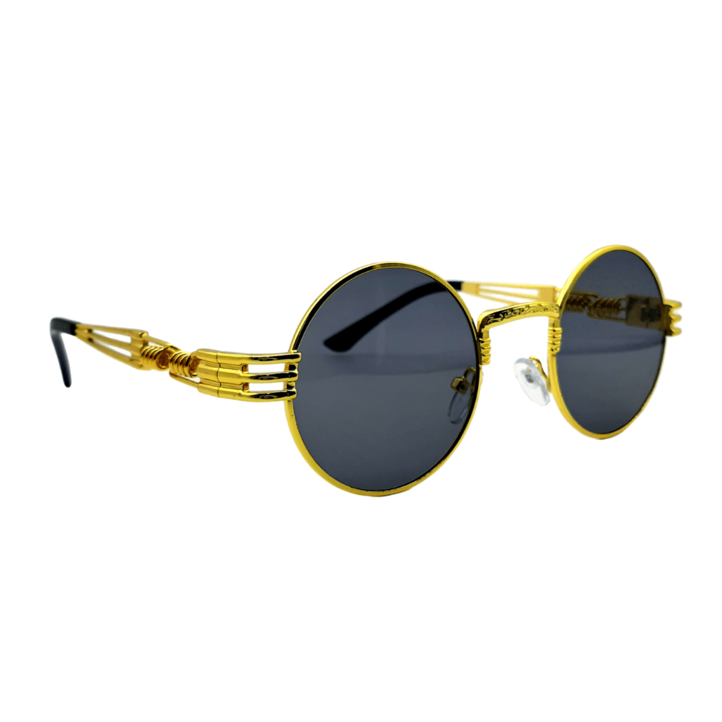 Óculos de Sol 0456 Preto com Dourado com C6