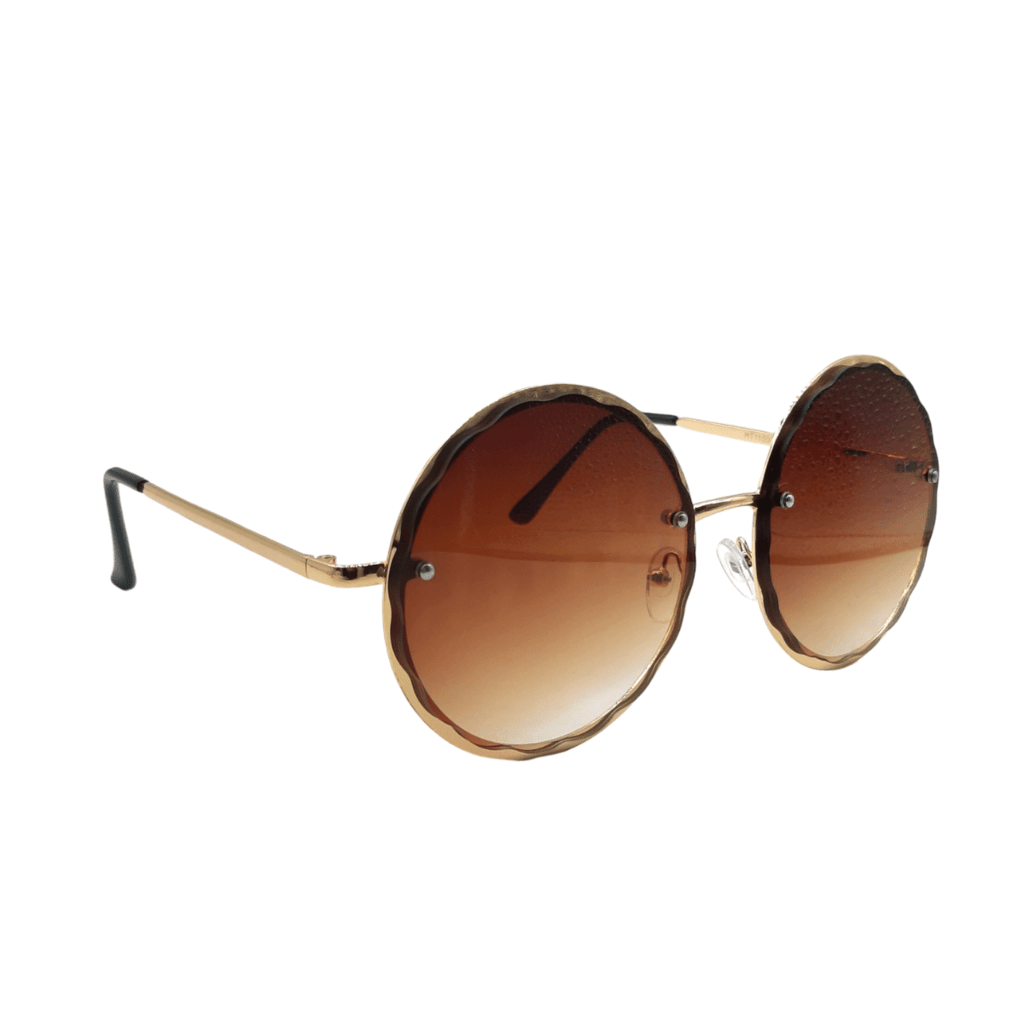 Óculos de Sol 1150 Marrom com Dourado C4