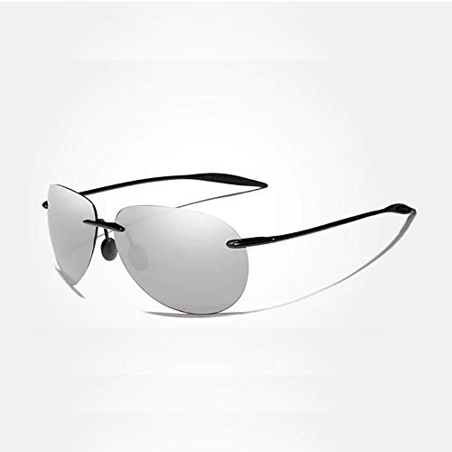 Óculos de Sol Aviador Masculino Kingseven (Prata)