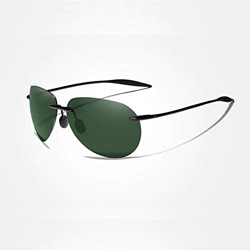 Óculos de Sol Aviador Masculino Kingseven (Verde)
