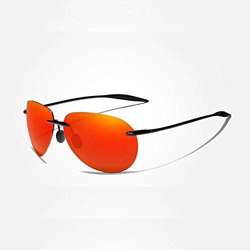 Óculos de Sol Aviador Masculino Kingseven (Vermelho)