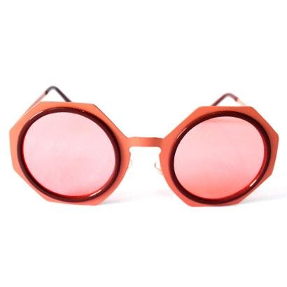 Óculos de Sol Cayo Blanco Redondo Feminino