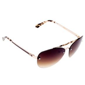 Óculos de Sol Feminino F0004 Forum - Tamanho Único - Dourado/Marrom