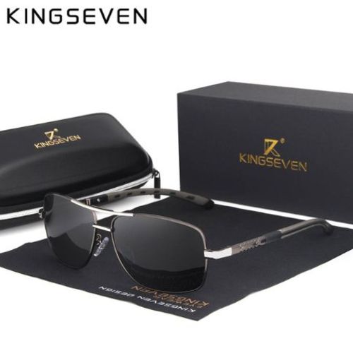 Tudo sobre 'Óculos de Sol Masculino Kingseven Cinza'