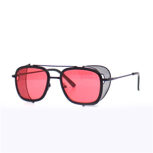Óculos de Sol Masculino Quadrado Alok Metal - M187