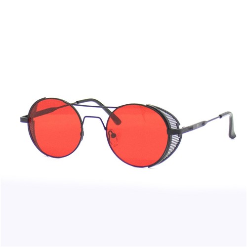 Óculos de Sol Masculino Redondo Alok Metal - M181