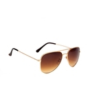 Óculos de sol Ohtica masculino aviador UV400 - Dourado