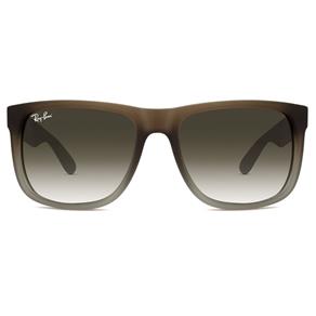 Óculos de Sol Ray Ban Justin RB4165L 854/7Z-55 - Marrom/Degradê