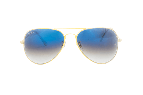 Óculos de Sol Unissex Aviador Azul Degradê - Rb09