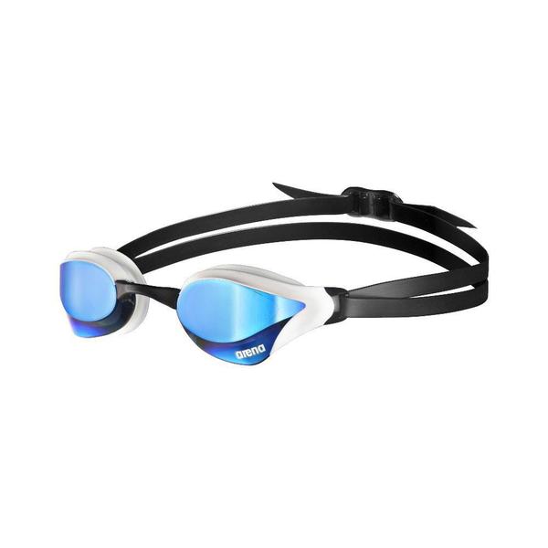 Óculos Natação Arena Cobra Core Espelhado / Preto-Branco-Azul