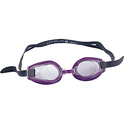 Óculos Natação Juvenil Splash Style Goggles Preto e Roxo Bestway