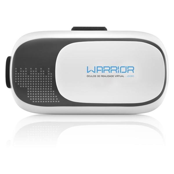 Oculos Realidade Virtual 3D Gamer Warrior Cinza - JS080 Multilaser