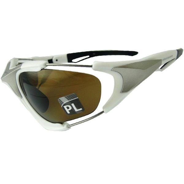 Oculos Shimano S70x Pl Polarizado Branco C/2 Lentes