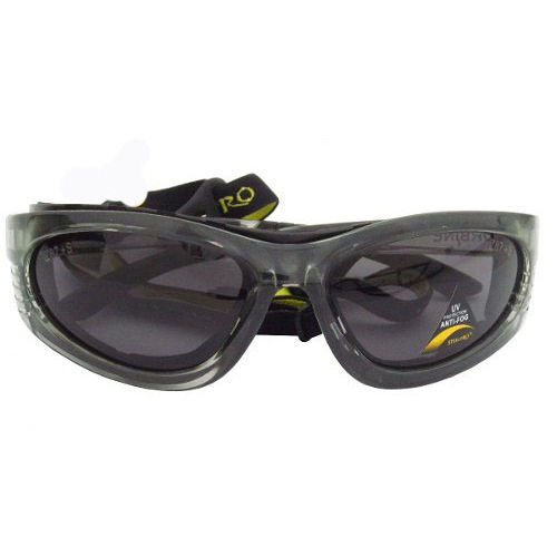 Óculos Vicsa Steelpro Turbine Lente Fume Esportes de Aventura Ciclismo Corrida Paitball Motocross Proteção Uv Esportes R
