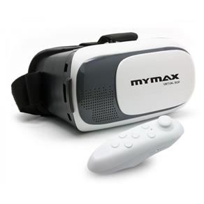 Oculos VR 3D Mymax Realidade Virtual C/ Controle