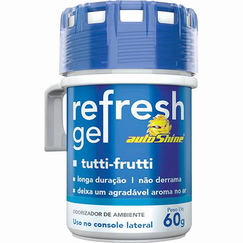 Tudo sobre 'Odorizante Gel Refresh Tuti-Fruti 60 G - Autoshine'