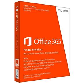 Office 365 Home Premium 32/64 Brazilian 6Gq-00408