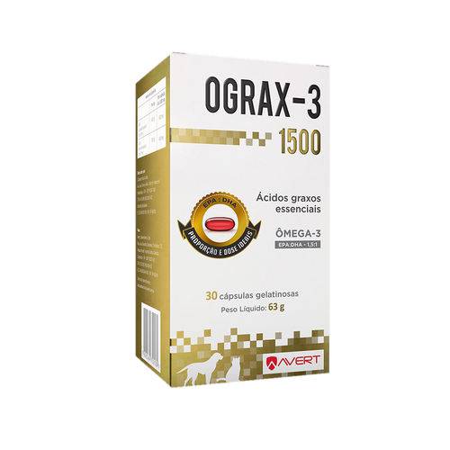 Ograx-3 30 Cápsulas - 1500 Mg