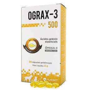 Ograx 1500 Suplemento Omega 3 Avert 30 Capsulas