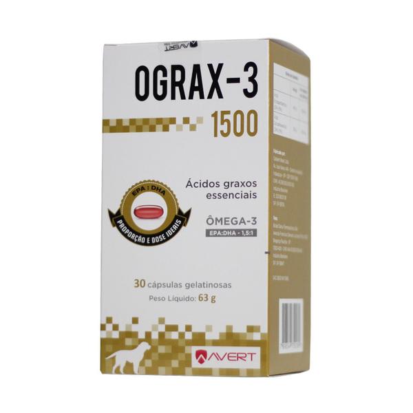 Ograx 3 1500 X 30 Cápsulas - Avert