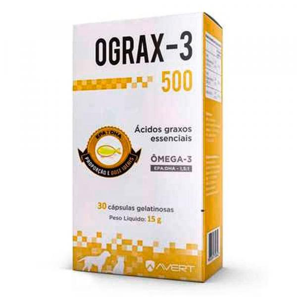 Ograx-3 500mg - 30 Capsulas - Avert