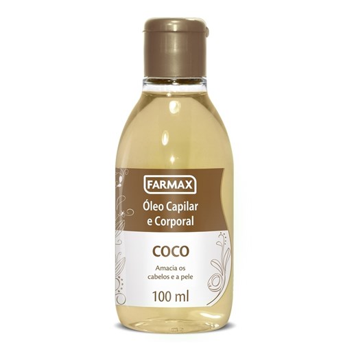 Óleo Capilar e Corporal Coco Farmax - 100Ml
