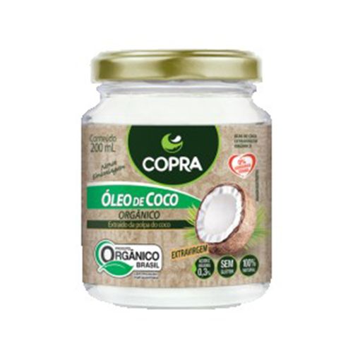 Óleo Coco Orgânico Copra 200ml-vd Ex Virg OLEO COCO ORG COPRA 200ML-VD EX VIRG