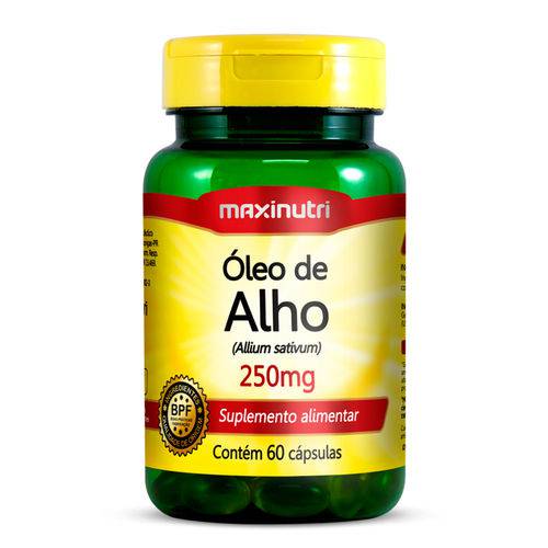 Óleo de Alho - 60 Cápsulas - Maxinutri