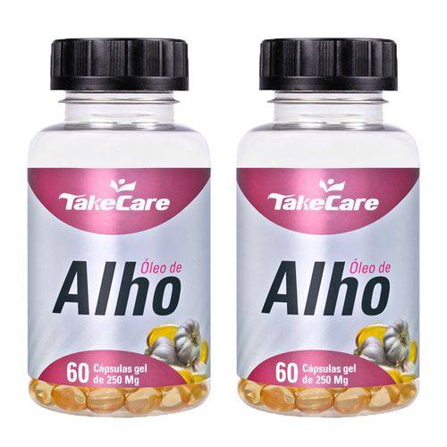 Óleo de Alho - 2 Un de 60 Cápsulas - Take Care