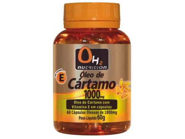 Óleo de Cártamo 1000 Mg 60 Softgel - OH2 Nutrition